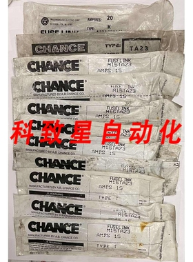工业配件CHANCE FUSELINK M15TA23 T型保险丝 15安培