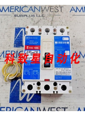 工业配件FDC3100LS10 3极600V 100A断路器带SNT1LP12K分流