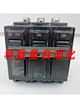 工业配件GE 80安培式断路器3极240VACTHQB32080