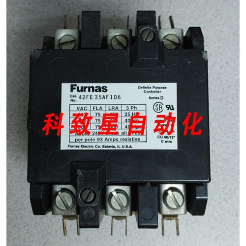 工业配件42FE35AF106电磁接触器600VAC75A 40HP 120VAC