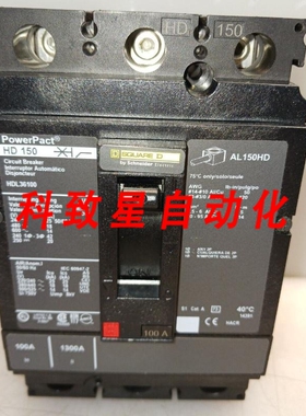 工业配件HDL36100 100安培 POWERPACT断路器3极600VAC18KA