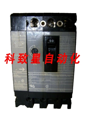 工业配件50安培断路器600VAC3极ED63A050带辅助开关 A01ED64