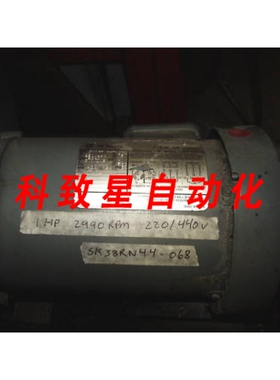 工业配件GE电机 SK38RN44-068 1HP 2990RPM 220/440V