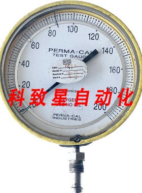 工业配件PERMA-CAL 121TIR06H23-L 4-1/2 压力表 000 PSI