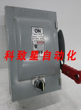 工业配件HNF361J 30A 600V 非熔断式安全断路开关 30安培 3R 12