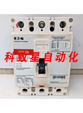 工业配件150安培断路器3极600VAC/250VDC65 KA HFD3150BP10