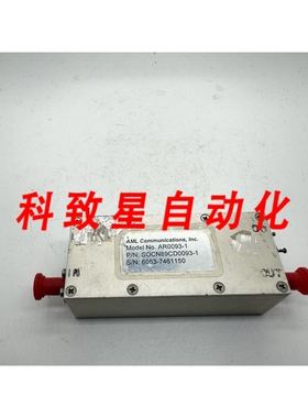 工业配件AML AR0093-1 射频放大器 10–500MHZ 26DB+15V 宽带低噪