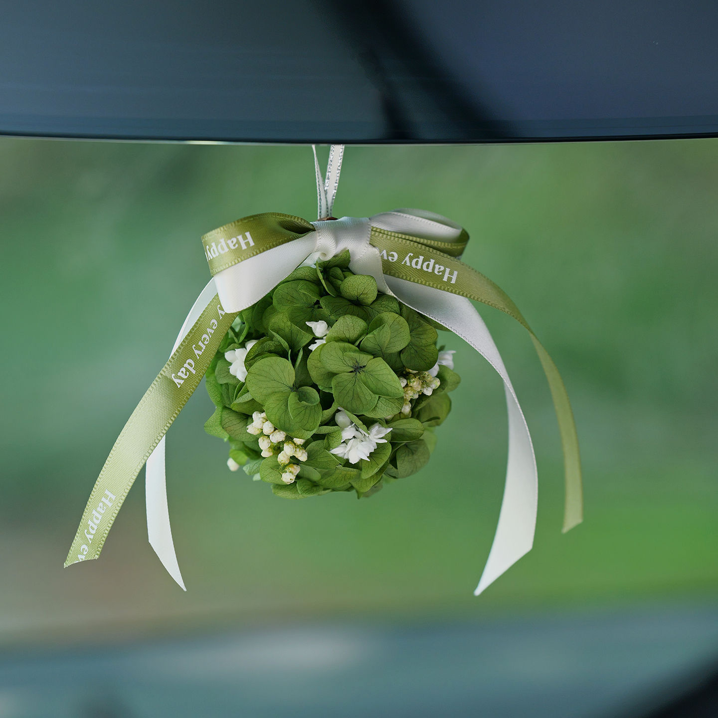永生花成品手工车挂高级感车载后花坛/花箱