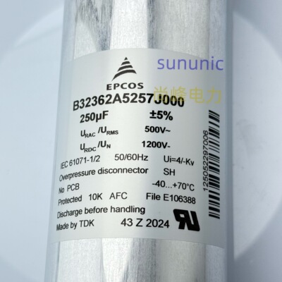 epcos500v250uf全新电容现货