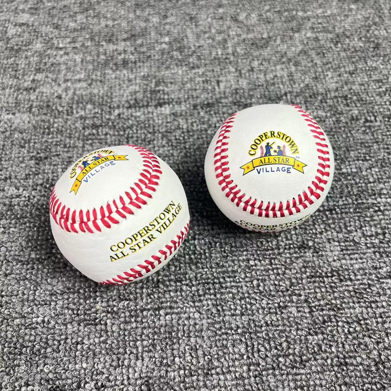 美国库伯斯顿棒球全明星村专业比赛棒球红线球牛皮9英寸含羊毛
