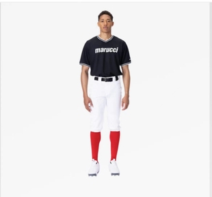 美规职业棒球裤七分裤训练比赛运动成人儿童青少年白色灰色条纹