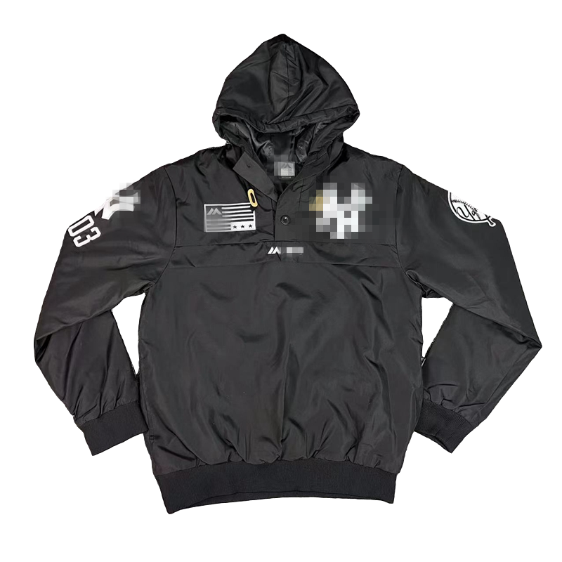 양키스 후드 야구 재킷 가벼운 면 재킷 봄 가을 겨울 캐주얼 스포츠의 새로운 일본 버전