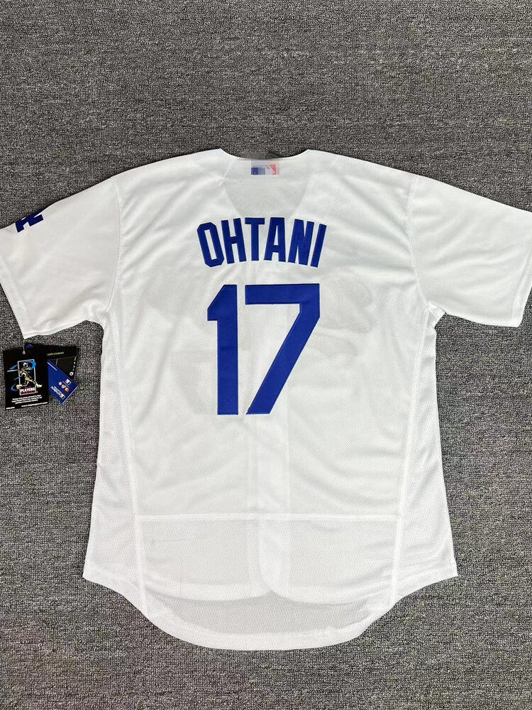쇼헤이 오타니 야구 저지 야구 재킷 야구 모자 미국 다저스 속건성 통기성 자수 화이트 팬 플레이어