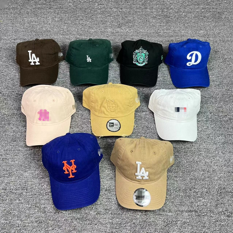 棒球帽弯檐软顶鸭舌帽潮牌