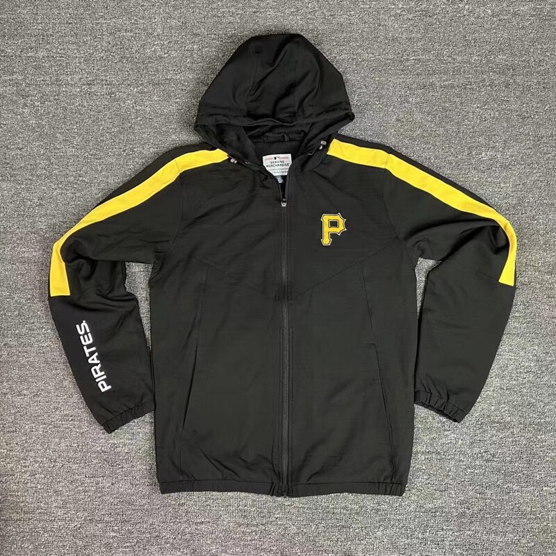 신작 야구 윈드 브레이커 재킷 야구 유니폼 봄과 가을 미국 표준 더블 레이어 성인 남녀 선수 오리올스 파이리츠