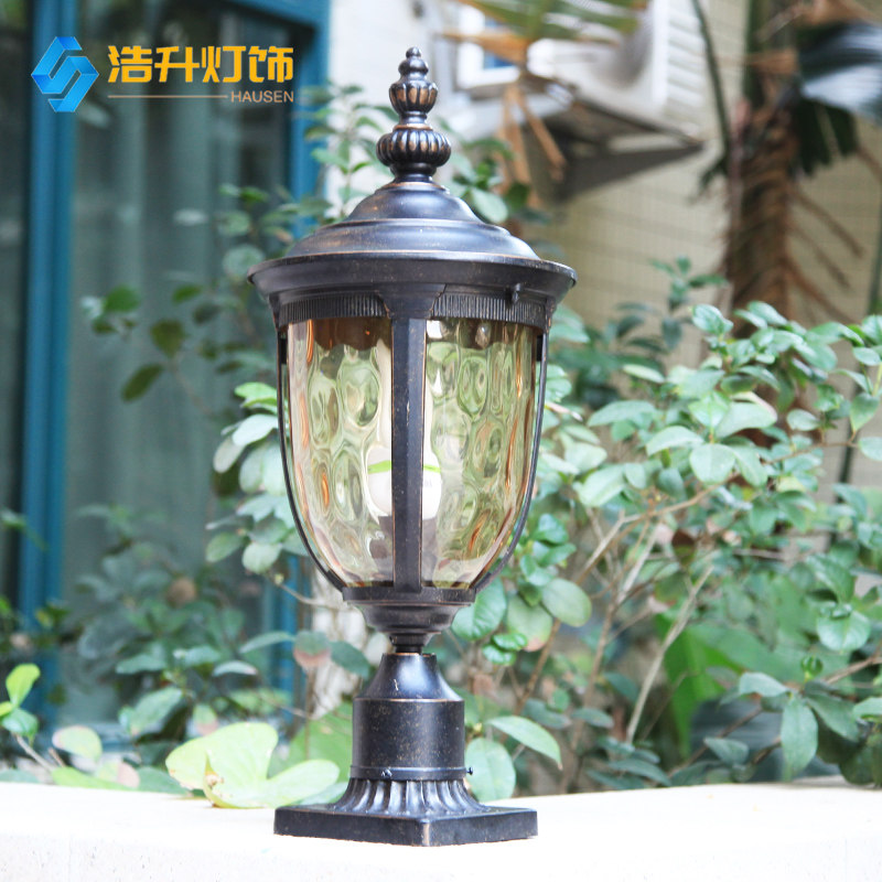 户外柱头灯墙头灯欧式室外防雨防水庭院景观灯端景台别墅门柱墙灯