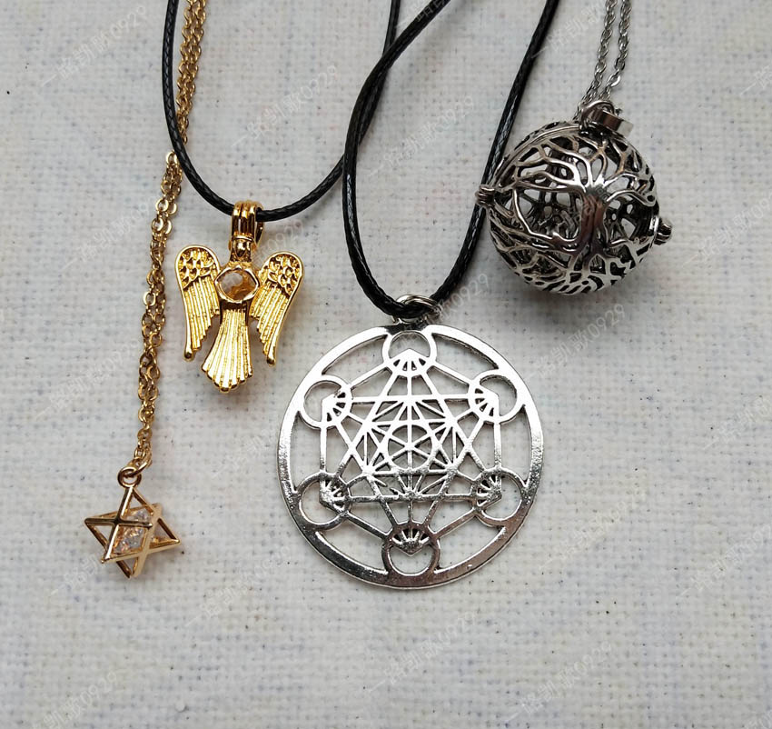 几何天使麦达昶吊坠  梅尔卡巴 生命之树吊坠
