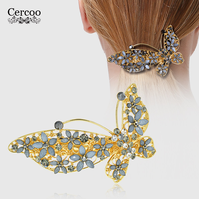 Cercoo Hairpin Hindbrain bow Clip Word folder Card issuance Mother models grace atmosphere Top clamp Cross clampin the Accessories/Fashion Jewelry, Hair Accessories  category - from Buy2taobao.com to provide professional Taobao agent buy service