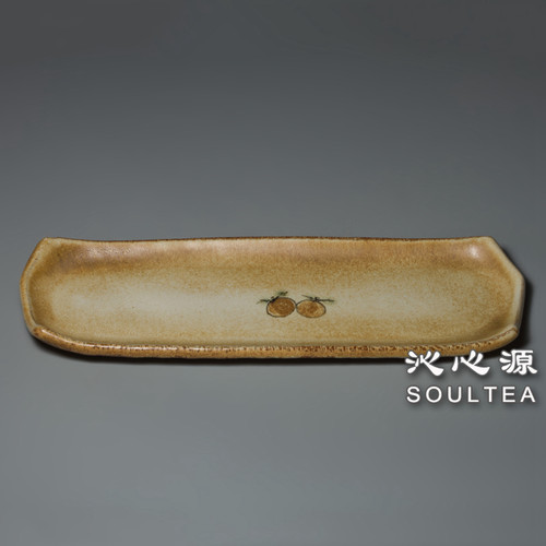 台湾张美芬纯手工茶盘清新淡雅