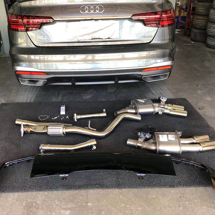 奥迪A4L改装升级S4排气管