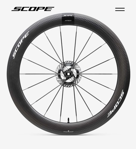 适用SCOPE ARTECH 46轮组贴纸