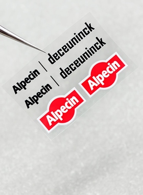 适用于公路车头盔美化贴纸ABUS欧倍青Alpein快步车队防水车队标贴