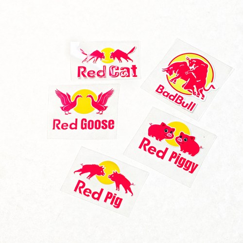 REDPIG红猪猫恶搞贴纸