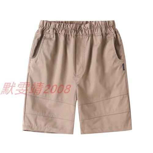 学生校服男童夏季直筒五分裤