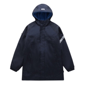 伊顿同款 藏青英伦学院儿童加厚冲锋衣男女大童保暖脱卸外套10X011