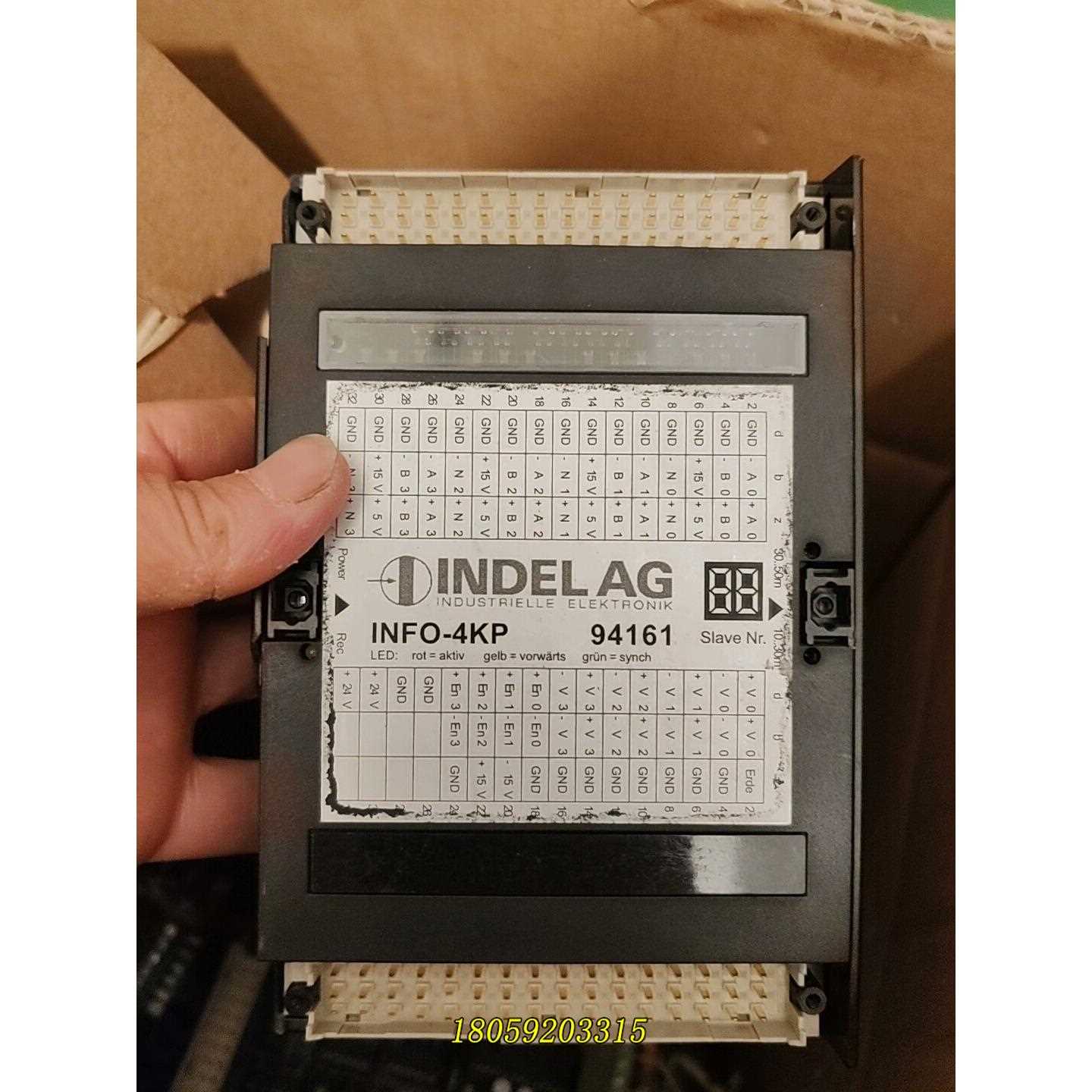 欧洲INDELAG 控制模块PLC模块INFO-4KP，模块议价