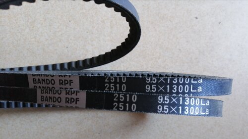BANDO,日本阪东皮带，实体店销售，2510（9.5*1300la），正品