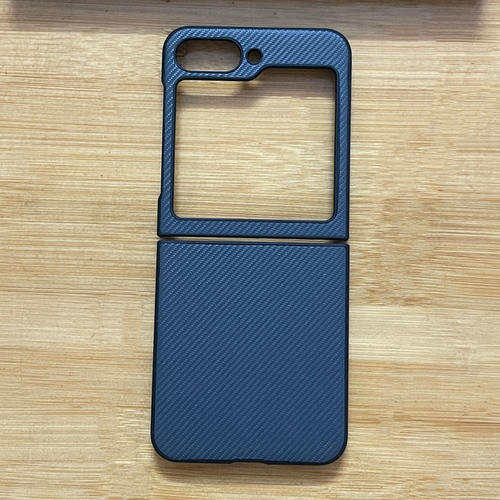 适用于三星Z Flip6手机壳三星Z FLIP7凯夫拉同款ZFllp3碳纤维防指纹ZFlip4皮革fold4个性后壳保护壳Z Flod7潮