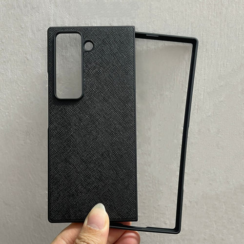 适用于三星Z Flip7手机壳三星Z FLOD7凯夫拉同款W25碳纤维w24防指纹ZFlip3皮革fold4前框后壳保护壳Z Flod5硬