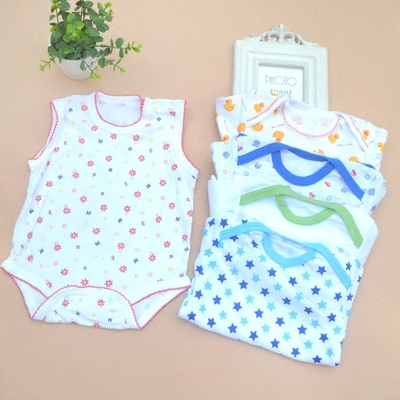 纯棉爬服连身衣三角哈衣连体衣