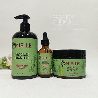 mielle迷迭香薄荷强韧发膜洗发水