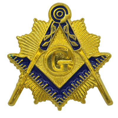 共济会freemason石匠胸针徽章