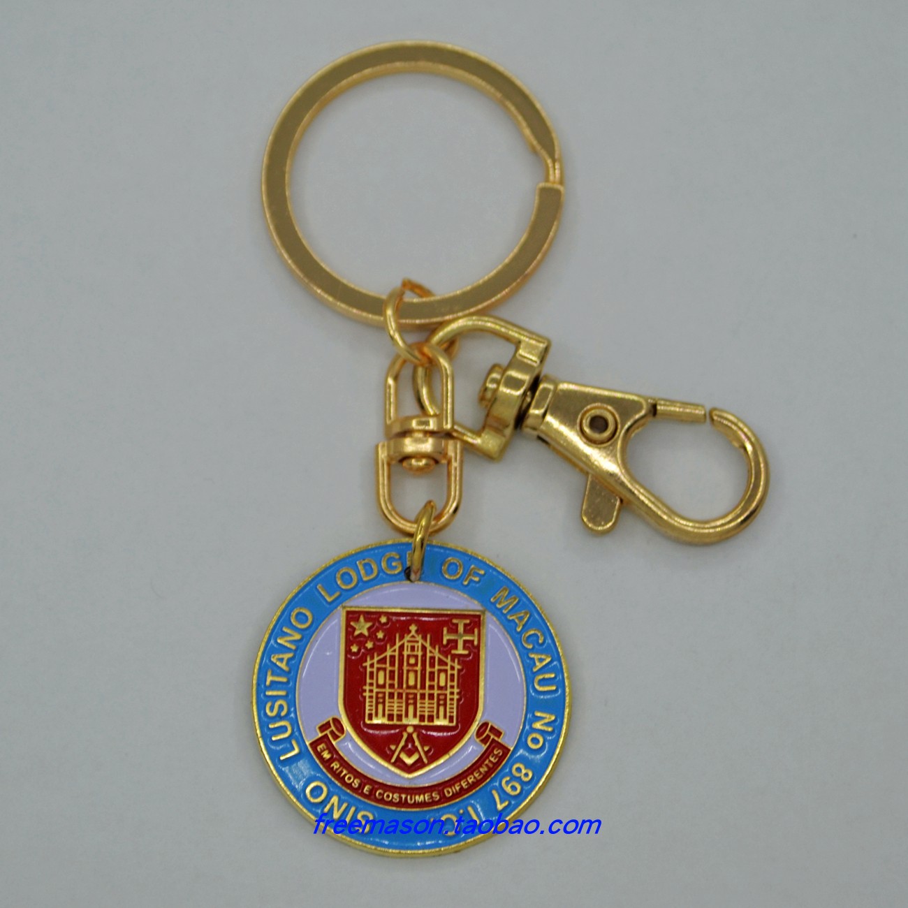 纪念品金属男士钥匙扣挂件