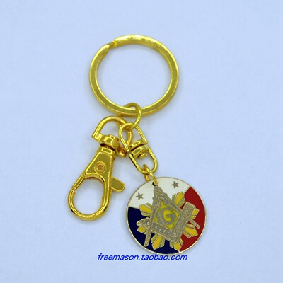 国旗金属男士挂件汽车钥匙扣