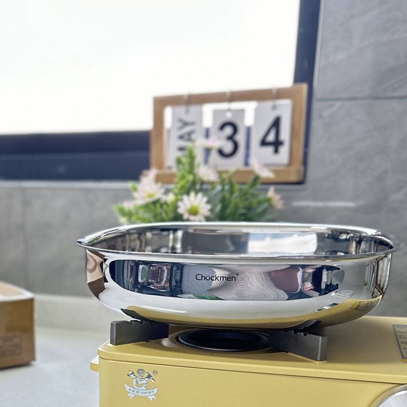 18-10 不锈钢加厚方盘 chockmen煎盘 水果盘 火锅 多功能盘可加热