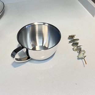 304不锈钢大肚杯早餐燕麦牛奶杯子食堂吃饭碗饭缸马克杯 1.2mm厚