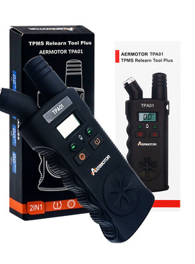 TPMS relearn 工具 Plus 数字轮胎压力计 150 PSI  2 合 1 TPMS