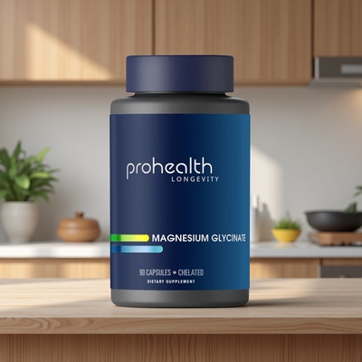 ProHealth Magnesium Glycinate甘氨酸镁促安睡肌肉放松情绪平衡