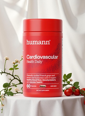 Humann Cardiovascular 螺旋藻多糖葡萄籽提取物心血管健康