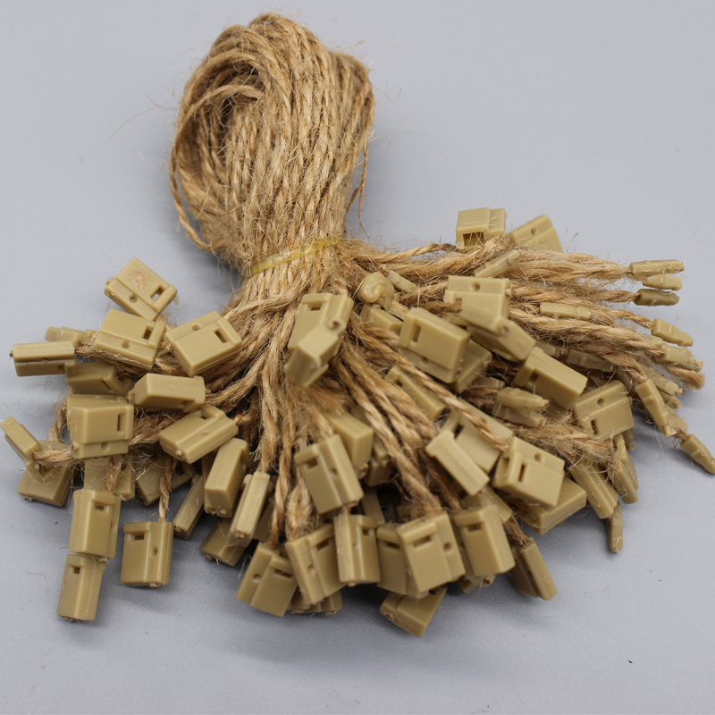 麻绳吊绳高档挂绳咖啡色棕色吊牌绳现货 服装吊牌挂绳吊粒订做