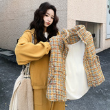 小香风棉马夹加绒加厚卫衣裤三件套2C339B-6119-P350-K468，女装套装/套裙，2C339