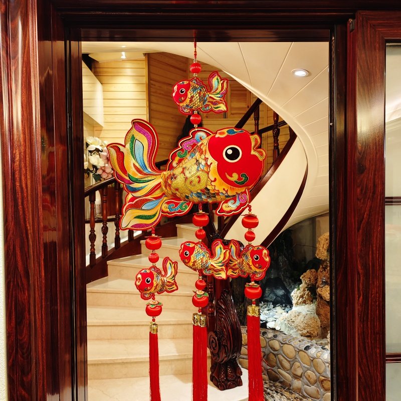 新年生肖装饰用品过年挂件乔迁客厅布置春节立体双面鲤鱼福字挂饰,节庆用品/礼品,挂饰/生肖挂饰,淘宝优惠券,粉丝福利购,淘宝优惠卷