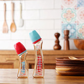 日本现货betta贝塔智能钻石心型花草耐摔防胀气奶瓶树脂ppsu240ml