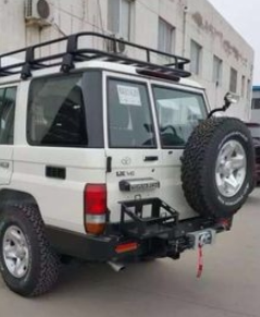 三洪星  LC76  威曼制造  单轴后杠  双轴后杠  后杠  越野改装