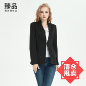 女装 特价 黑色小西服职业西装 春季 女修身 显瘦小外套上衣女简约气质