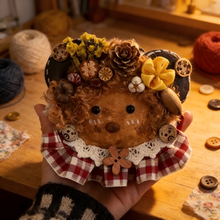 手工diy娃娃豆荚大豆植物材料包挂件榼藤娃自然果实果壳玩偶